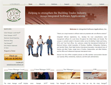 Tablet Screenshot of integrated-software.net